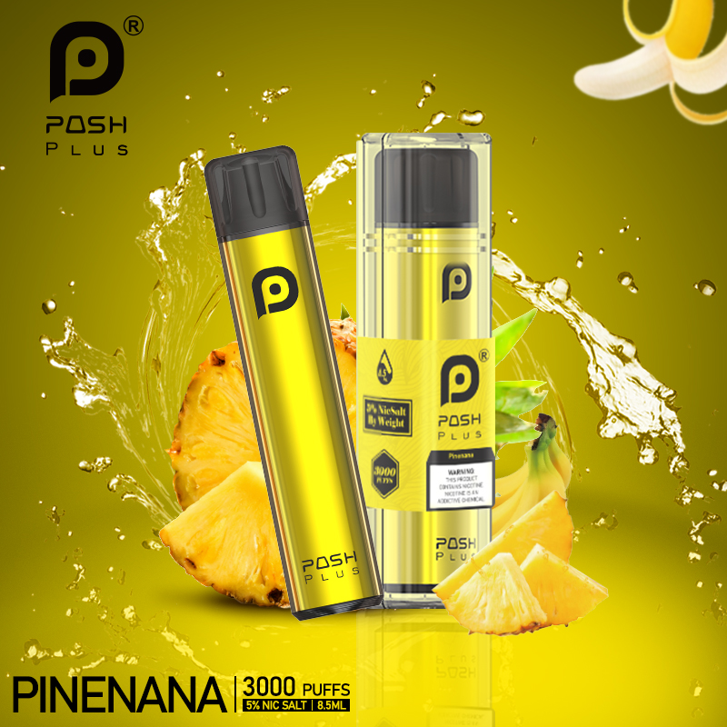 Posh Plus 3000 Puff Device - Pinenana (Sleeve of 5) 1 Pinenana