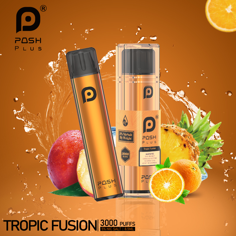 Posh Plus 3000 Puff Device - Tropic Fusion (Sleeve of 5) 1 Tropic Fusion