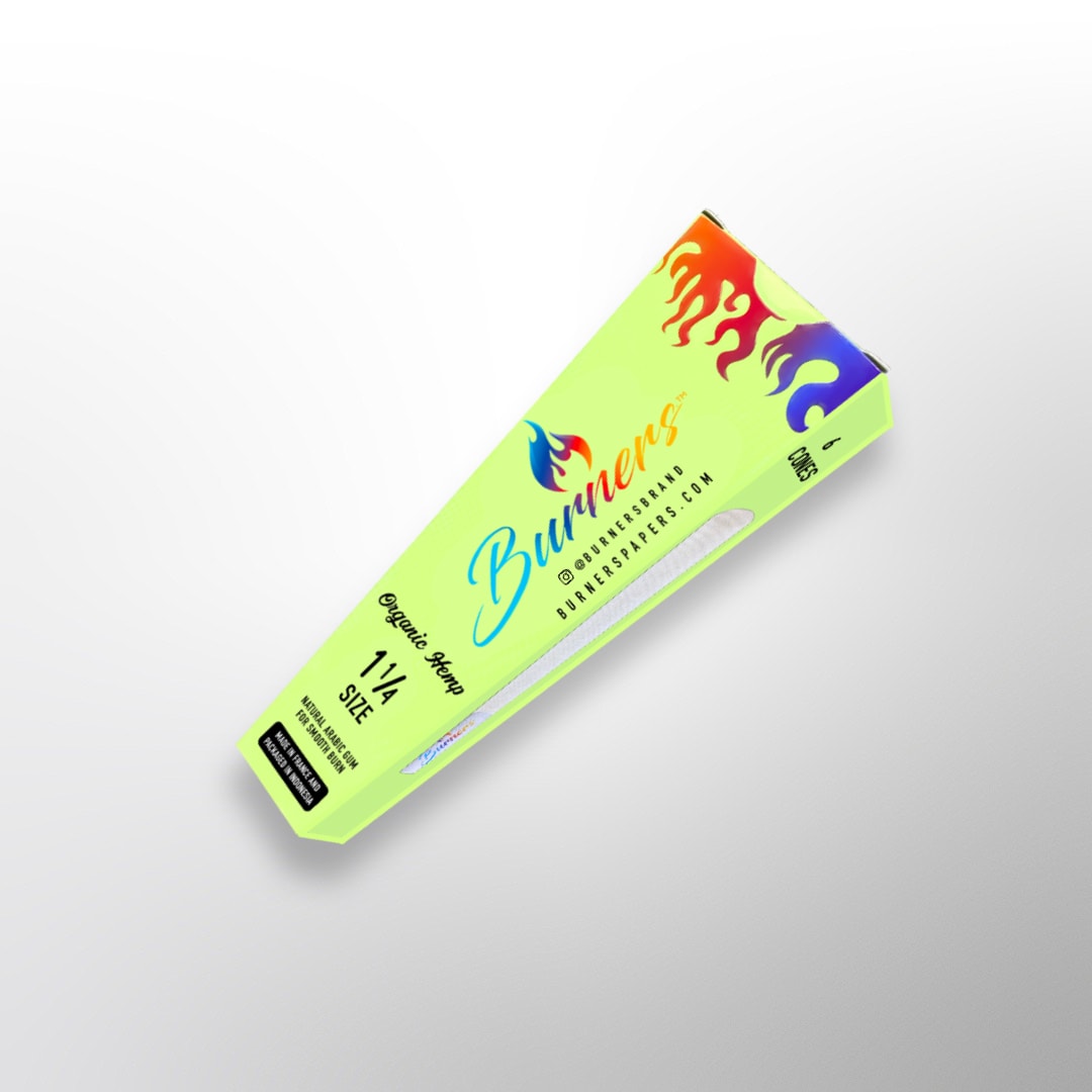 Burner Brand Organic Hemp Cone -Sleeve of 30 2 Organic Hemp Cones