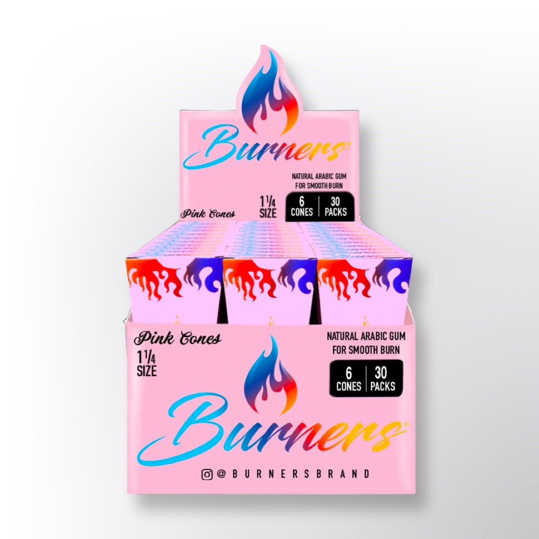 Burner Brand Pink Cone -Sleeve of 30 1 P Display