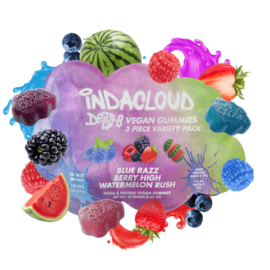 Indacloud 3 Pack Variety Gummies 4 Sample Gummies with Elements 1
