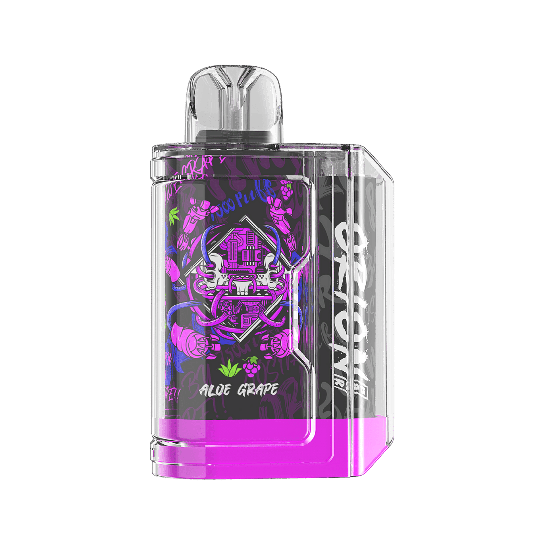 Orion Bar 7500 Puff Disposable Nicotine Vape - Aloe Grape (Sleeve of 10) 1 Aloe Grape