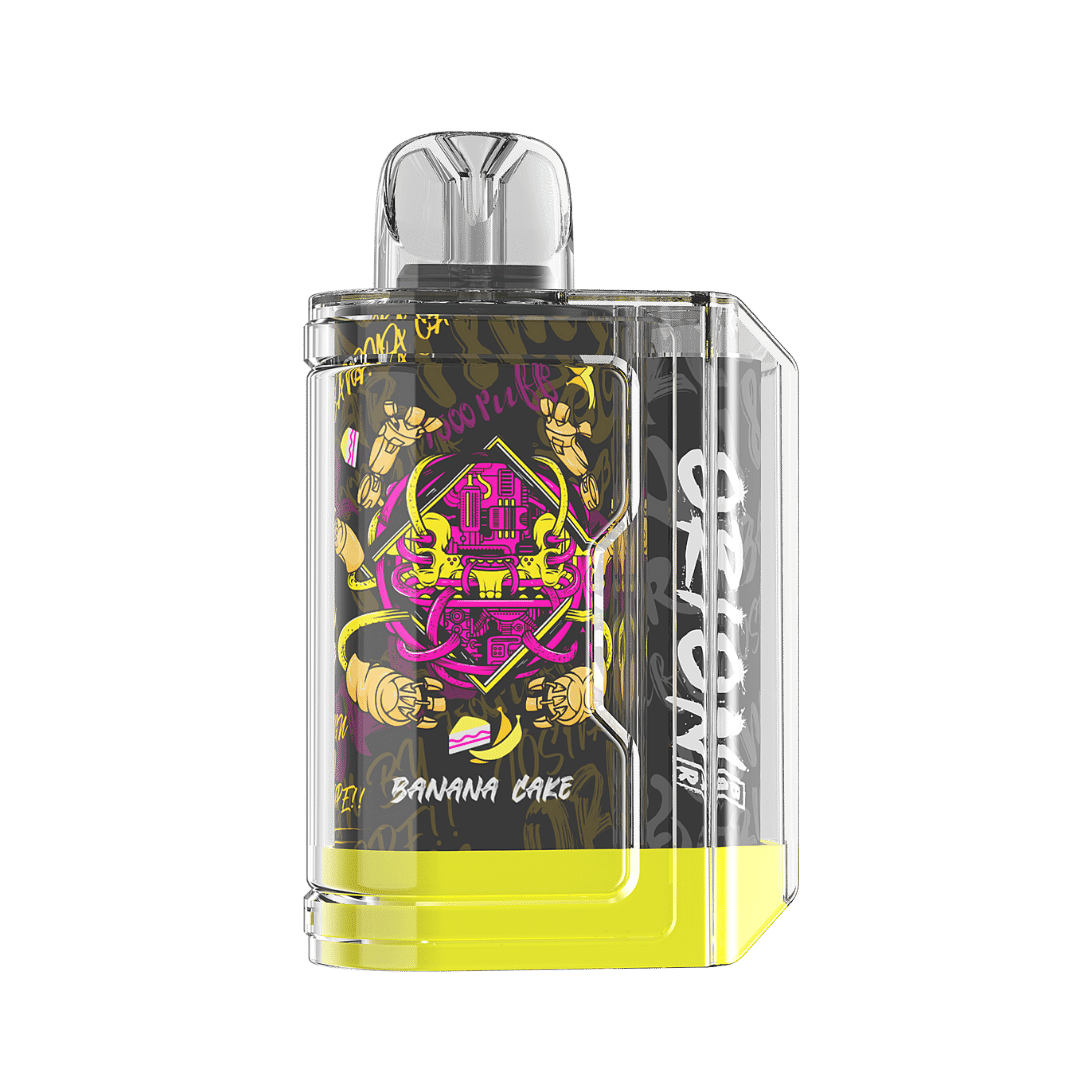 Orion Bar 7500 Puff Disposable Nicotine Vape - Banana Cake (Sleeve of 10) 1 Banana Cake
