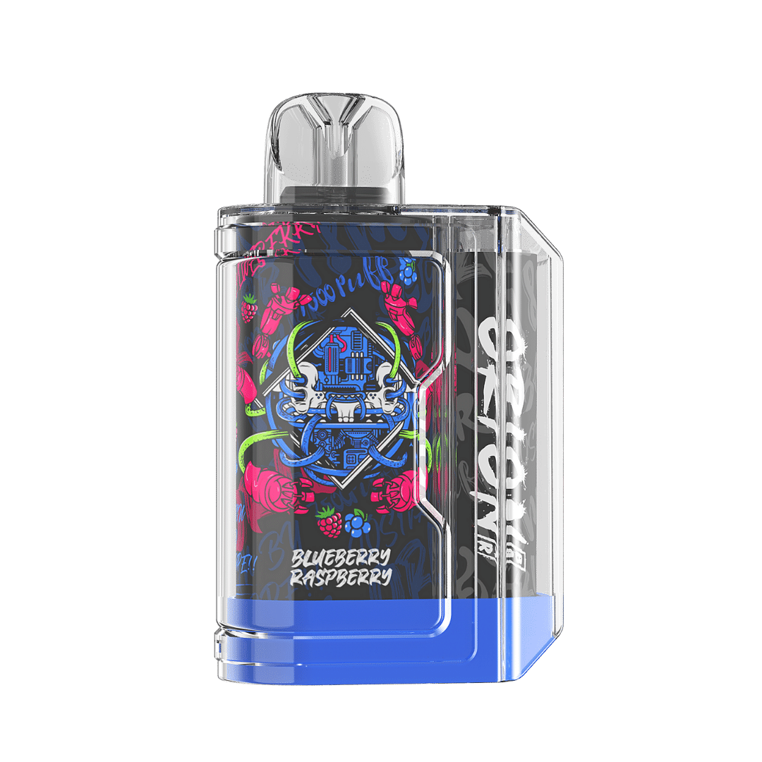 Orion Bar 7500 Puff Disposable Nicotine Vape - Blueberry Raspberry (Sleeve of 10) 1 Blueberry Raspberry