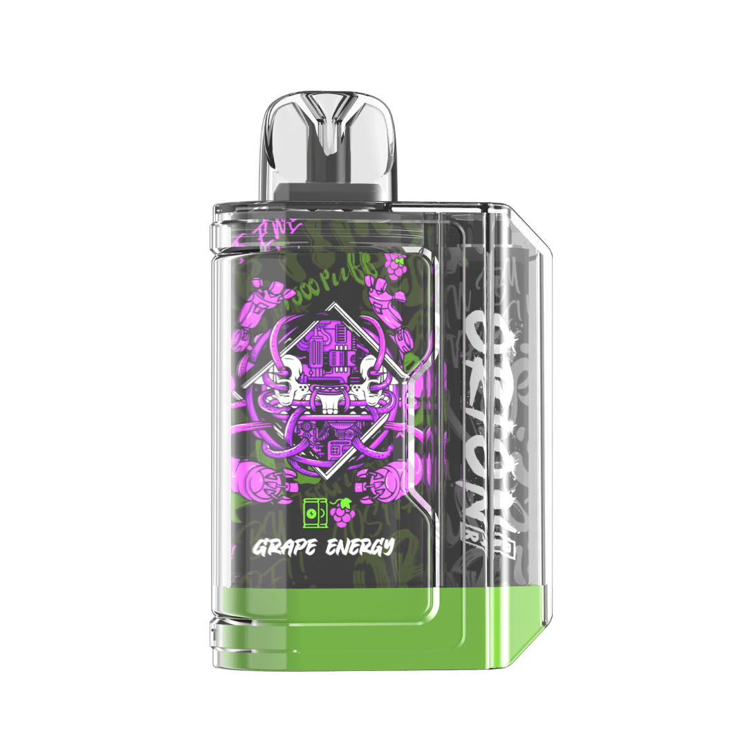 Orion Bar 7500 Puff Disposable Nicotine Vape - Grape Energy (Sleeve of 10) 1 Grape Energy