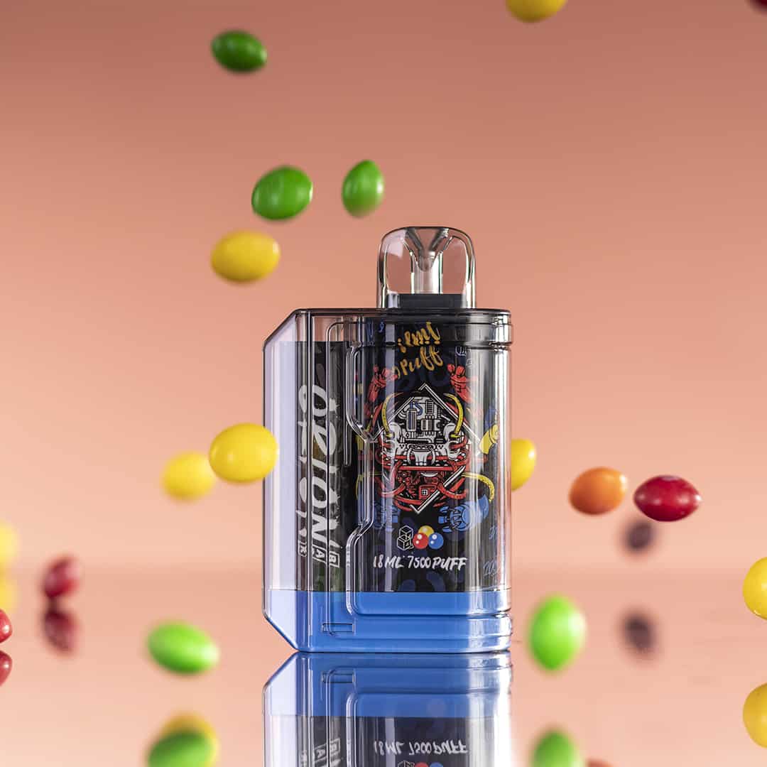 Orion Bar 7500 Puff Disposable Nicotine Vape - Rainbow Drop (Sleeve of 10) 2 ORION 7500 10