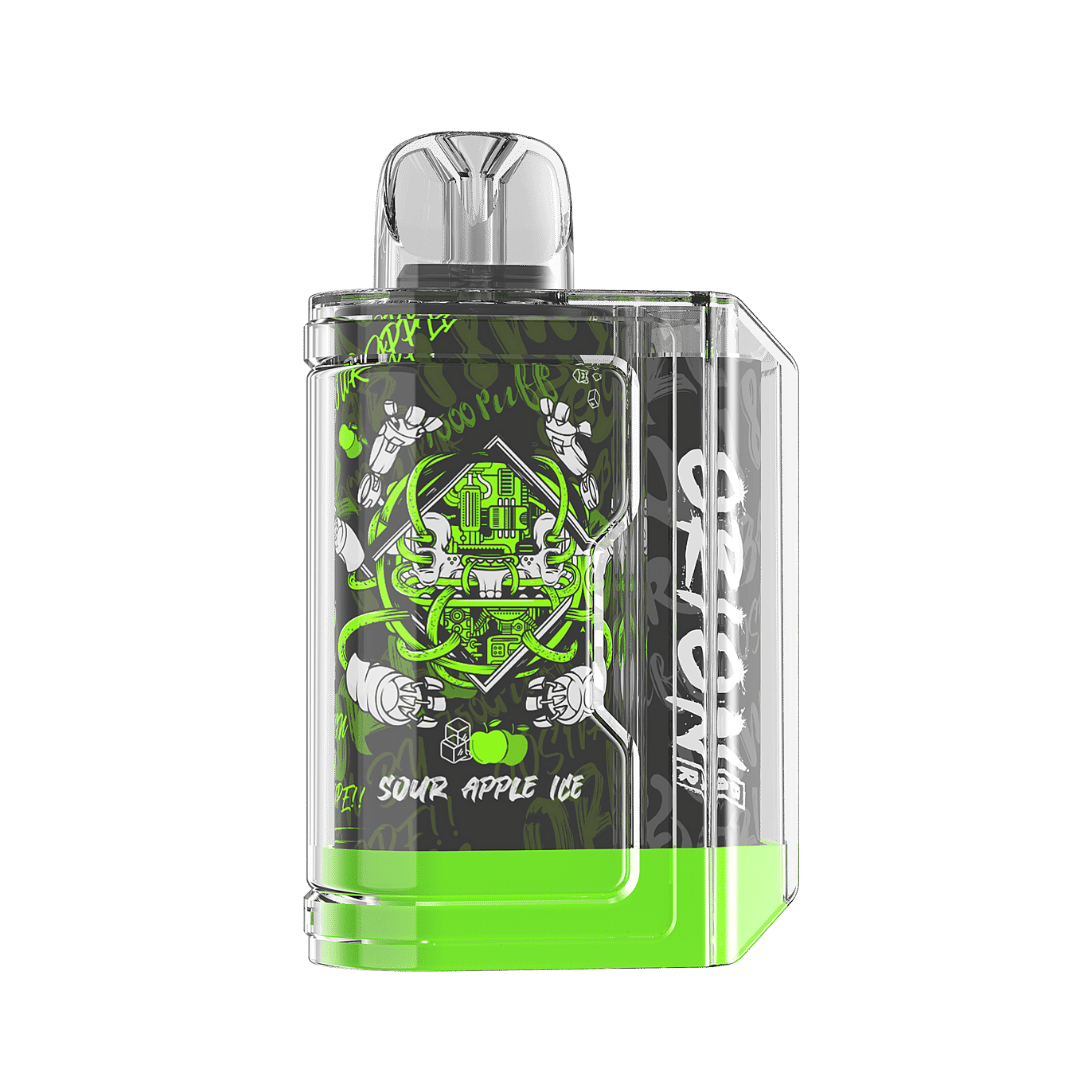 Orion Bar 7500 Puff Disposable Nicotine Vape - Sour Apple Ice (Sleeve of 10) 1 Sour Apple Ice