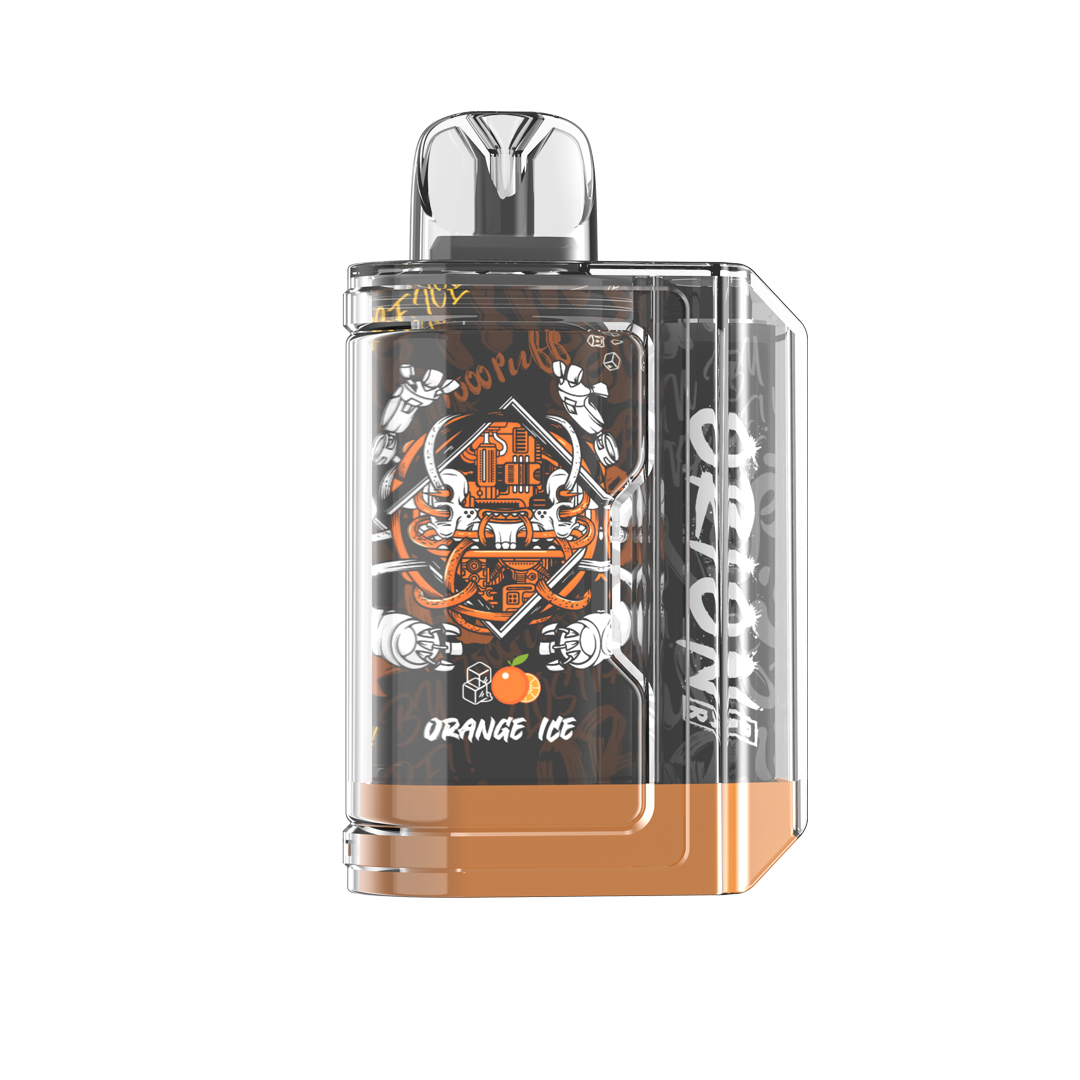 Orion Bar 7500 Puff Disposable Nicotine Vape - Orange Ice (Sleeve of 10) 1 orange ice