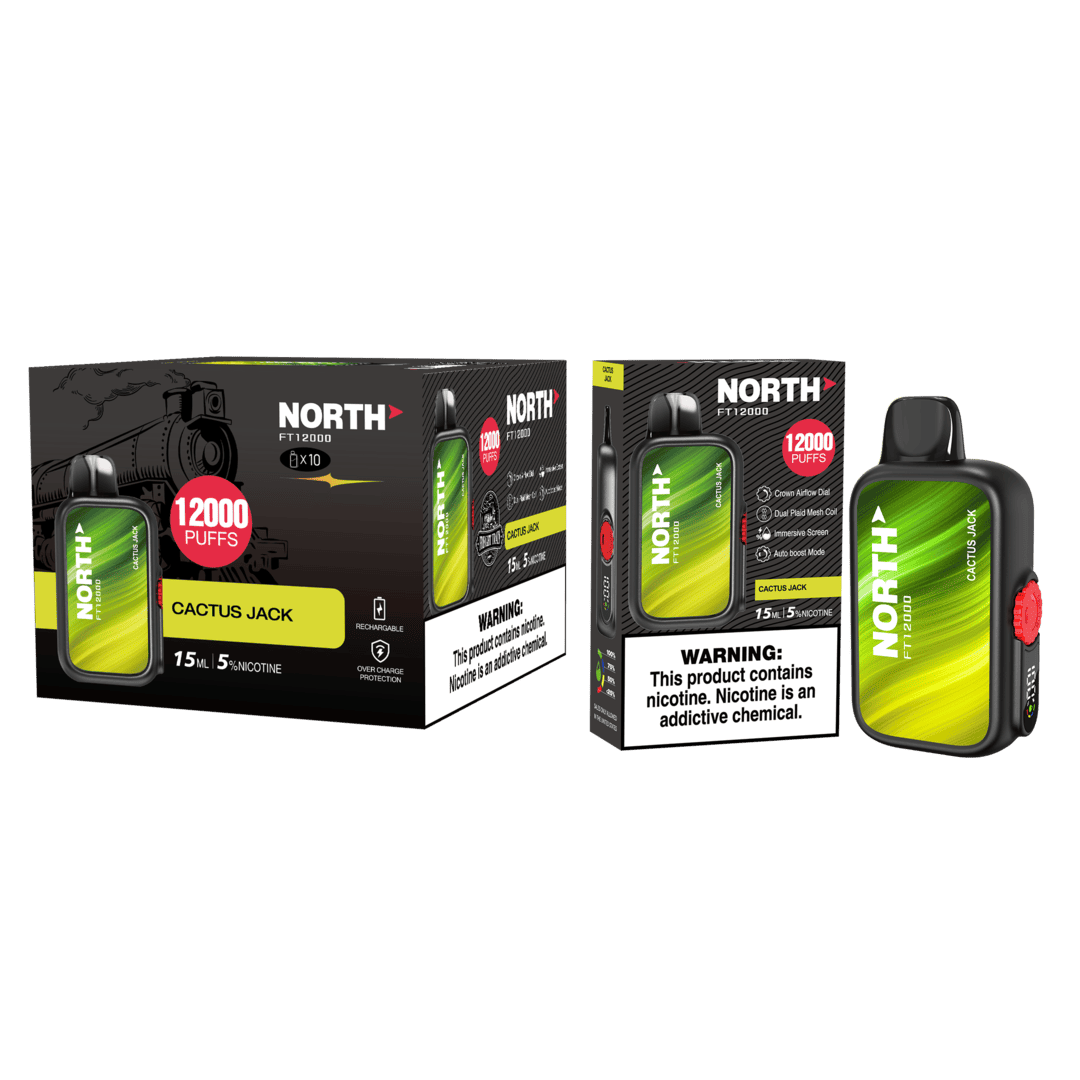 North FT12000 15ML 12000 Puffs Nicotine Vape - Cactus Jack (Sleeve of 10) 1 Cactus Jack