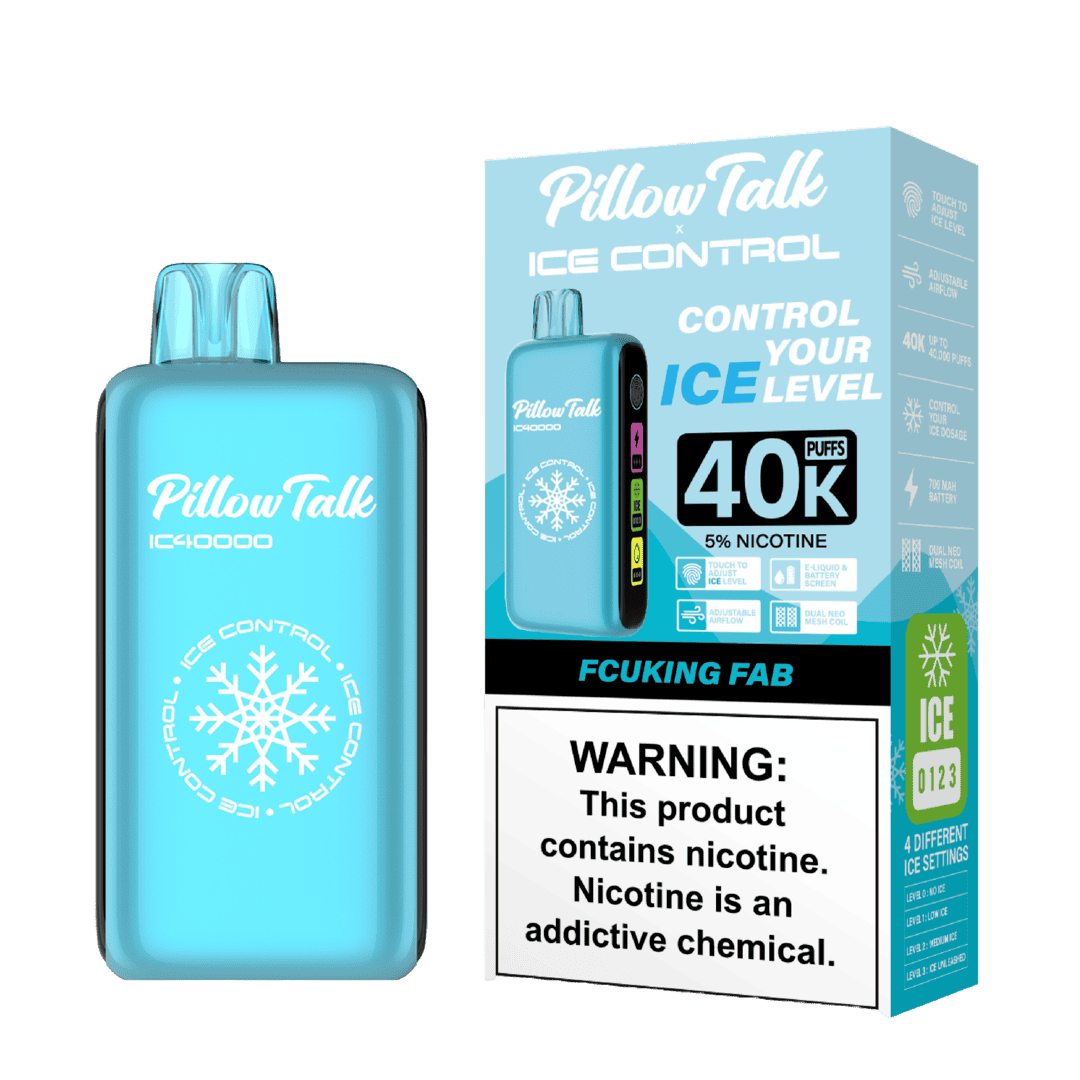 Pillow Talk Ice Control 40k Puffs Disposable Vape - Fcuking Fab (Sleeve of 5) 1 Fcuking Fab