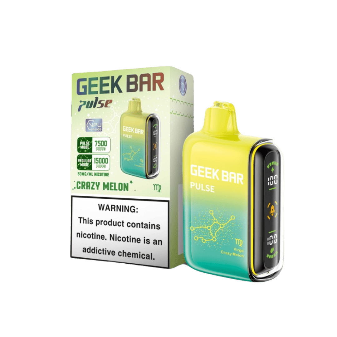 Geek Bar Pulse Disposable Vape - Crazy Melon (Sleeve of 5) 1 GeekBarPulseBox Crazy Melon