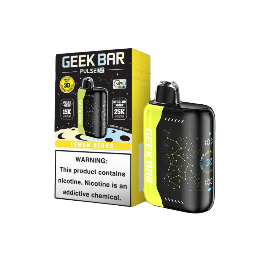 Geek Bar Pulse X Disposable Vape - Lemon Heads (Sleeve of 5) 1 PulseX LemonHeads