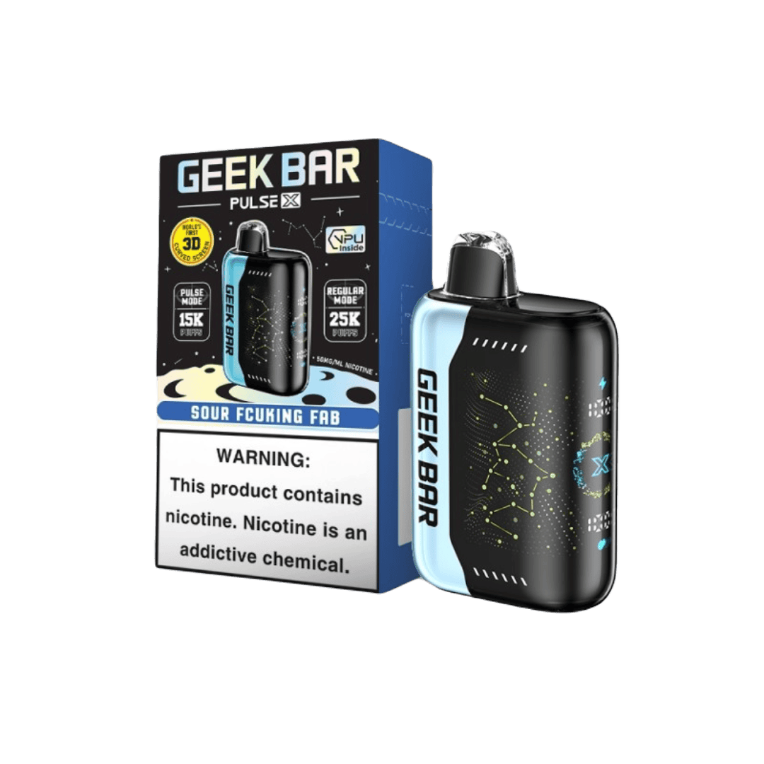 Geek Bar Pulse X Disposable Vape - Sour Fcuking Fab (Sleeve of 5) 1 PulseX SourFcukingFab
