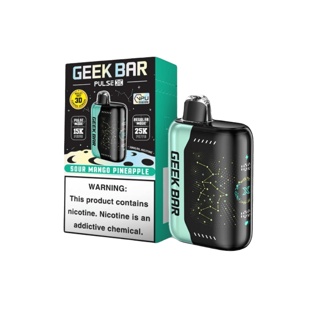 Geek Bar Pulse X Disposable Vape - Sour Mango Pineapple (Sleeve of 5) 1 PulseX SourMangoPineapple