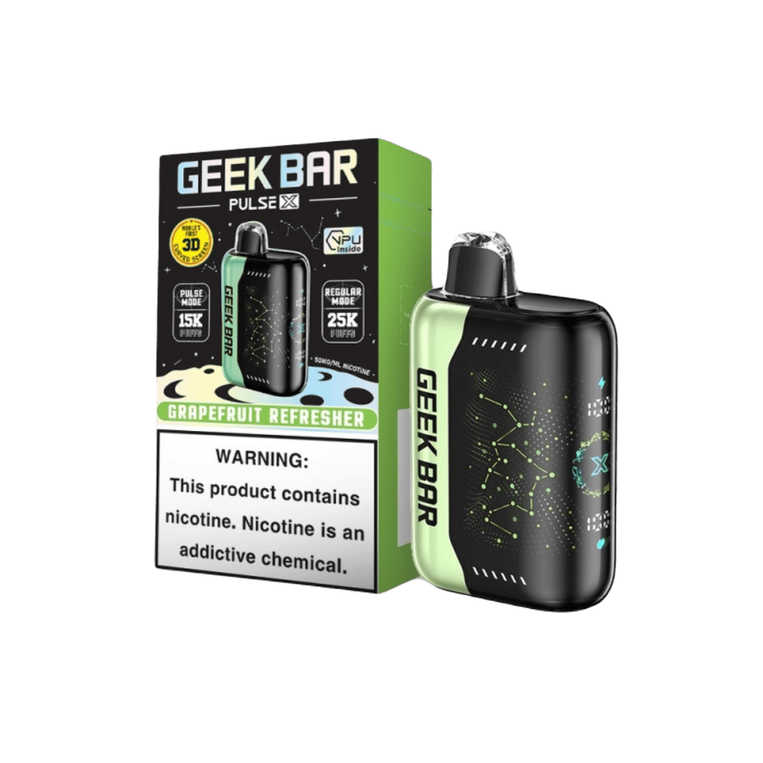 Geek Bar Pulse X Disposable Vape - Grapefruit Refresher (Sleeve of 5) 1 PulseX GrapefruitRefresher