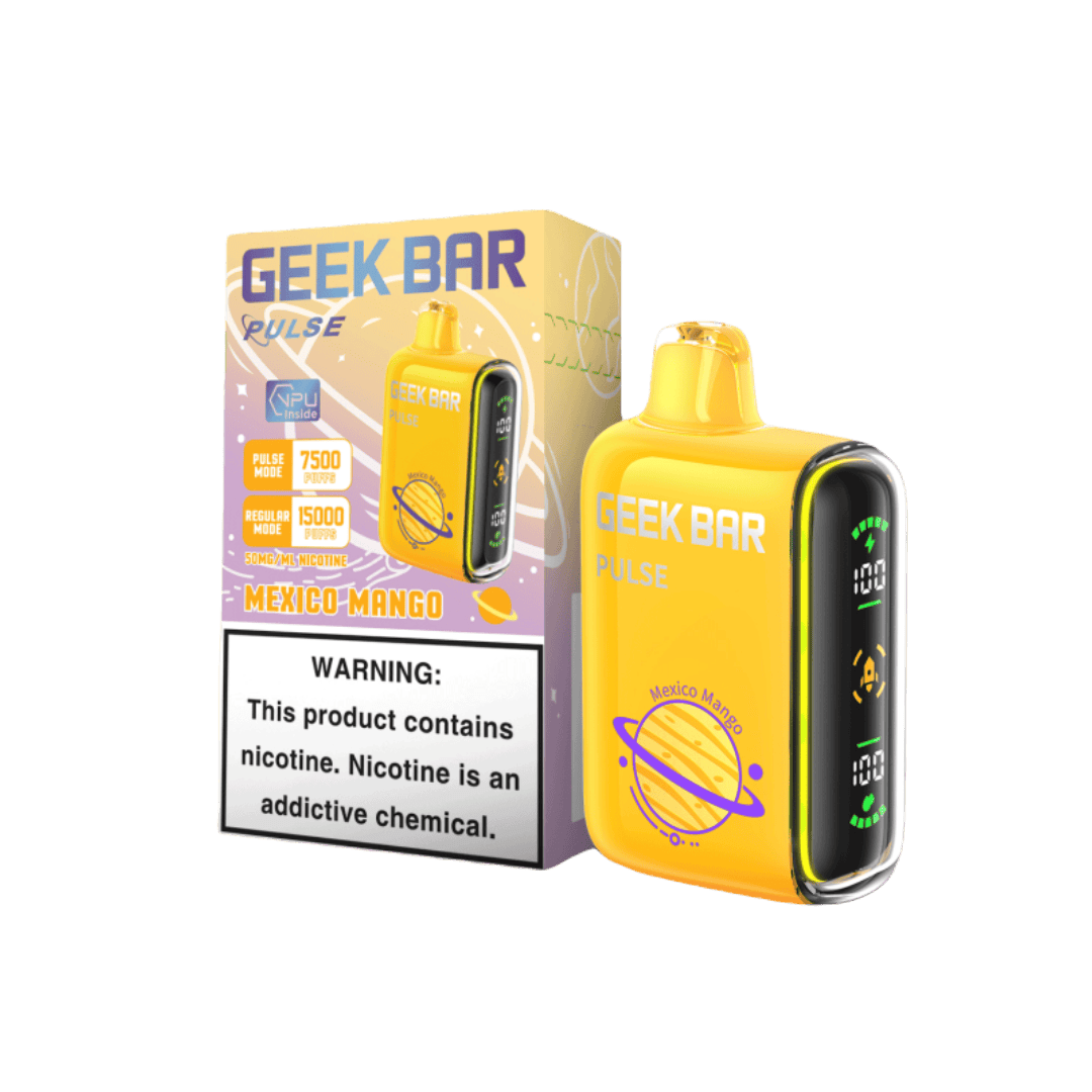 Geek Bar Pulse Disposable Vape - Mexican Mango (Sleeve of 5) 1 GeekBarPulseBox Mexico Mango