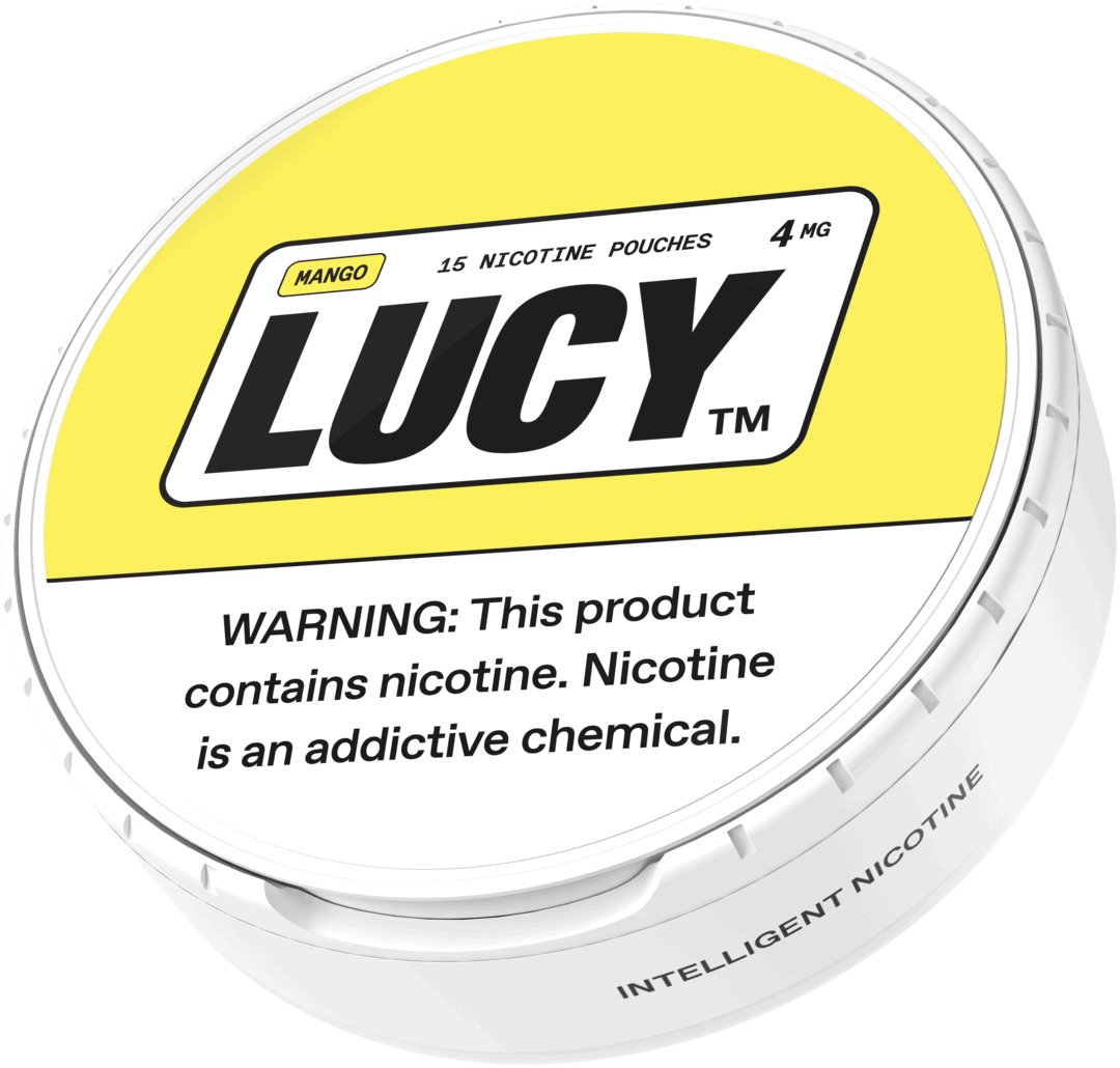 Lucy Nicotine Pouch 4MG - Mango (Sleeve of 5) 1 Mango Pouches 4mg 1
