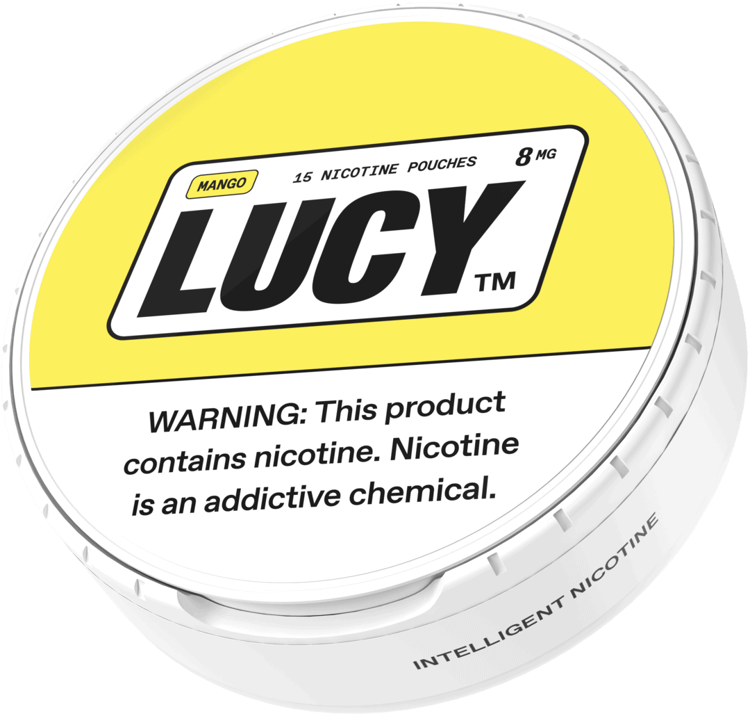 Lucy Nicotine Pouch 8MG - Mango (Sleeve of 5) 1 Mango Pouches 8mg 1