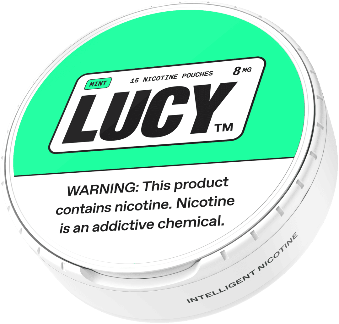 Lucy Nicotine Pouch 8MG - MInt (Sleeve of 5) 1 Mint Pouches 8mg 1