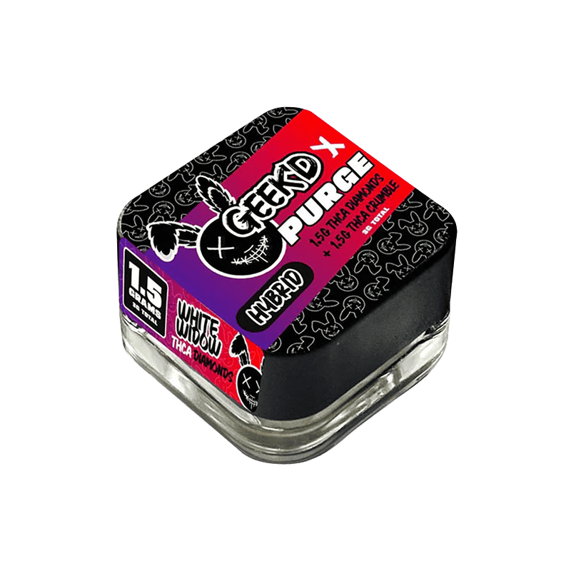 GEEKD 3G Dab Jar - Hybrid - White Widow x Runtz (Sleeve of 4) 1 White widow x runtz og